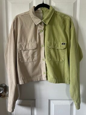 one of a kind vans corduroy shacket